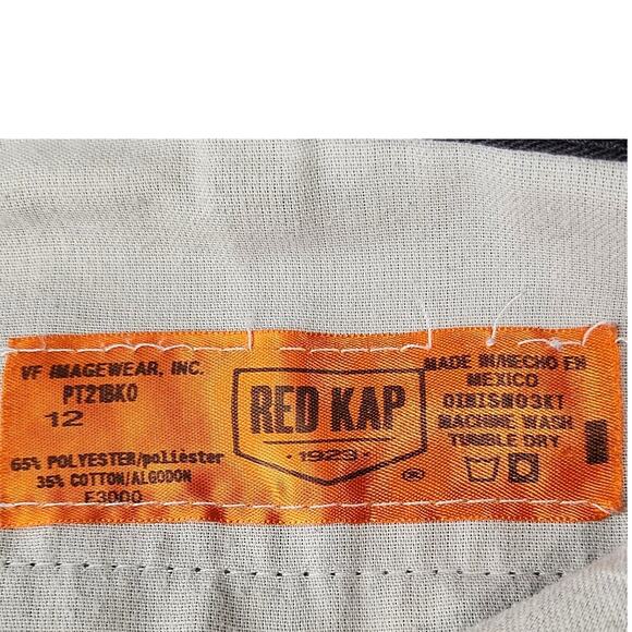 RED KAP WOMEN'S BLACK DURA-KAP WORK PANTS – SIZE 12x32 – TOUGHTEX™, STRAIGHT LEG - Picture 5 of 11